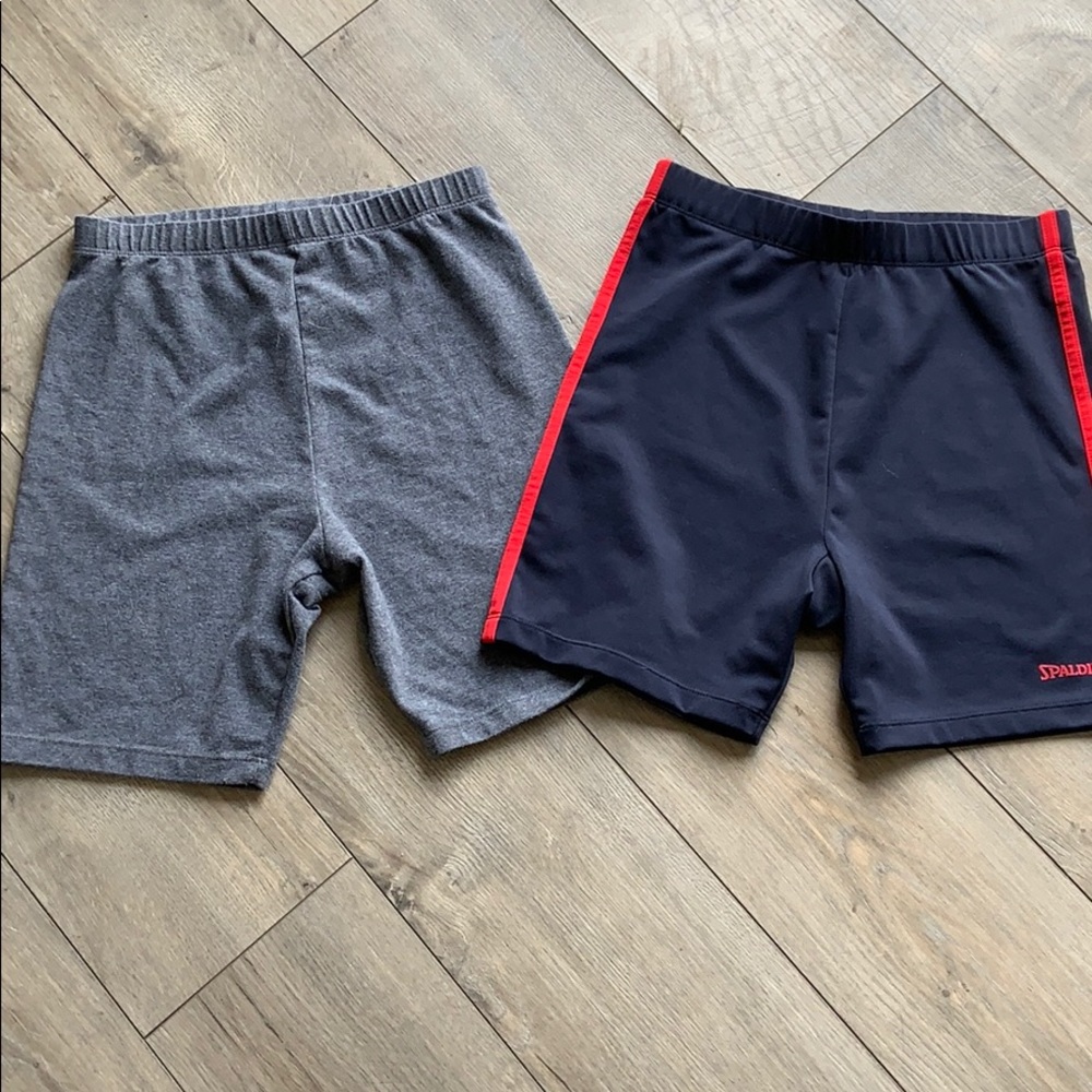 2 pairs work out shorts